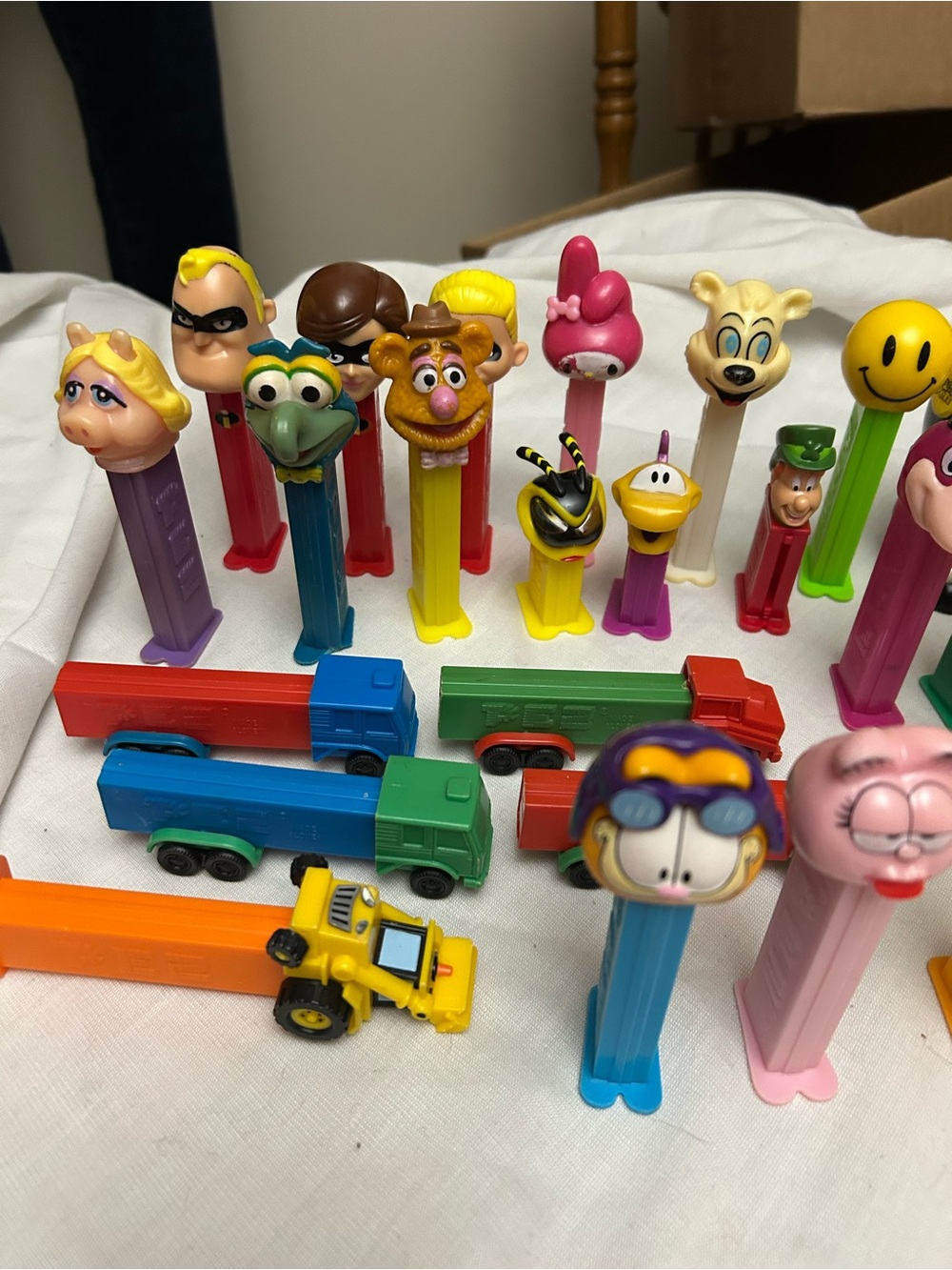 PEZ Assorted Character Candy Dispenser Lot of 37 - Multi-Color